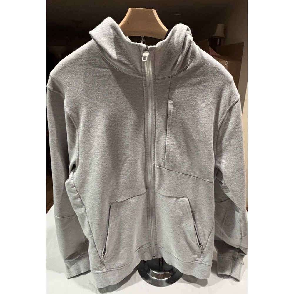 Lululemon Scuba City Swear Full Zip Hoodie Unisex Gray Size Med